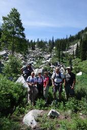 Group photo at the boulder field with alex, russ, nancy, pam, tom, ed [sat jun 20 11:18:17 mdt 2015]